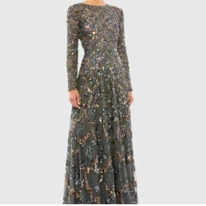 Mac Duggal Gown - NWT- 14 - Long Sleeve - Floor Length